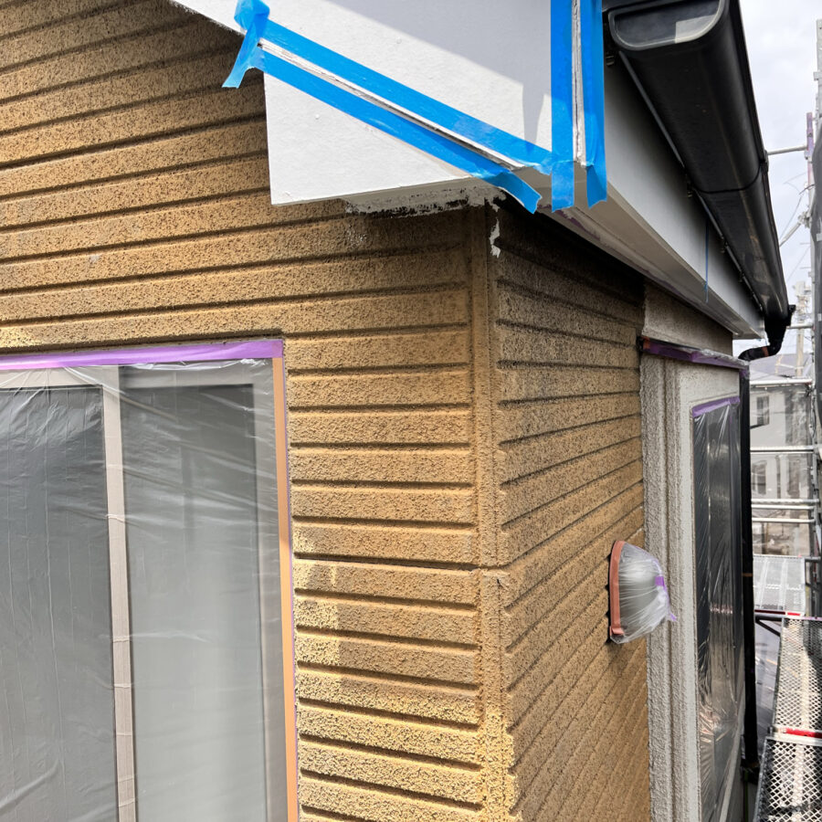 川越市　K様邸 外壁塗装工事。塗り替え前