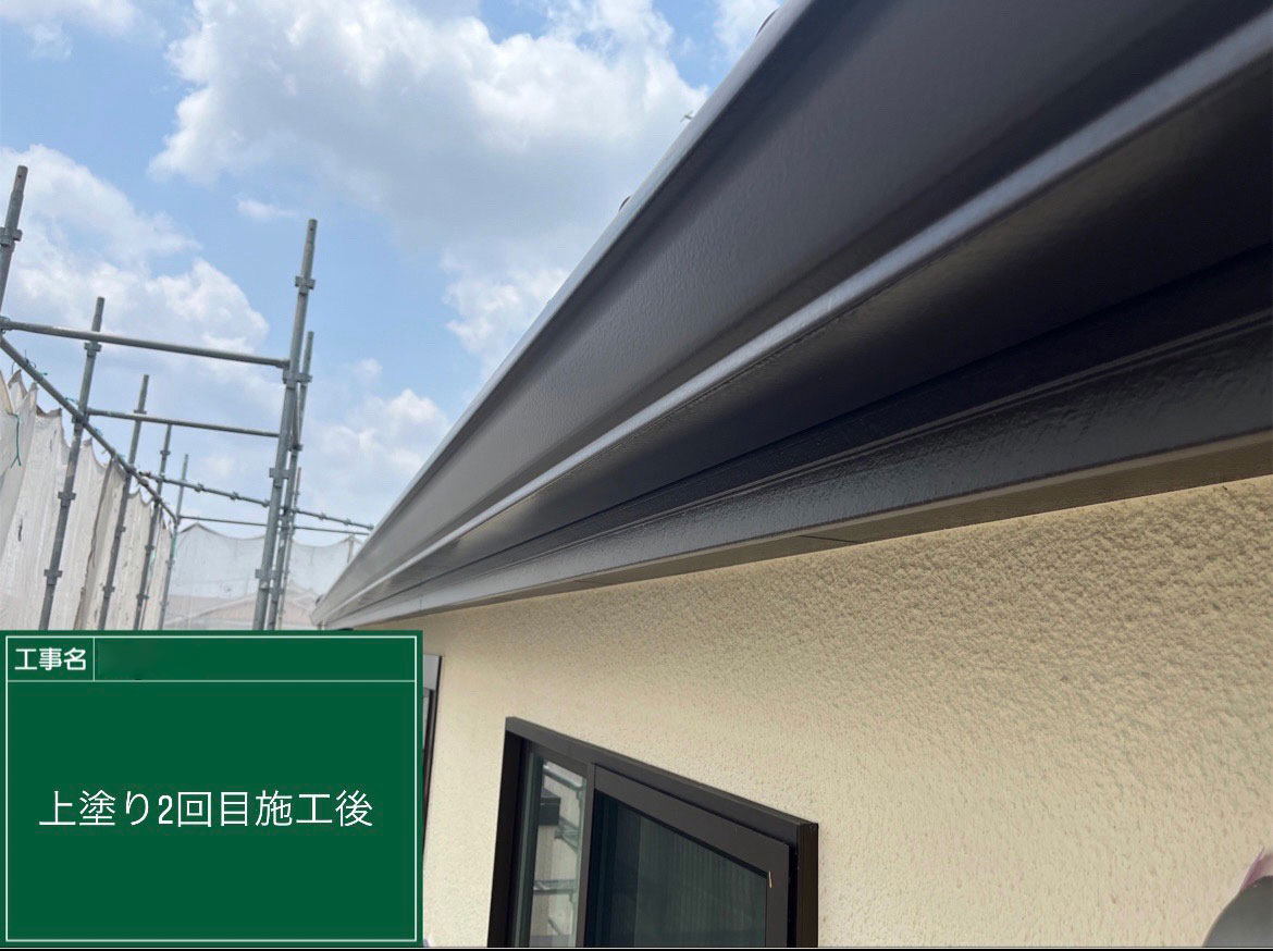 川越市　I様邸 外壁その他付帯部塗装工事。塗り替え後