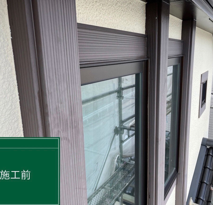 川越市　I様邸 外壁その他付帯部塗装工事。塗り替え前