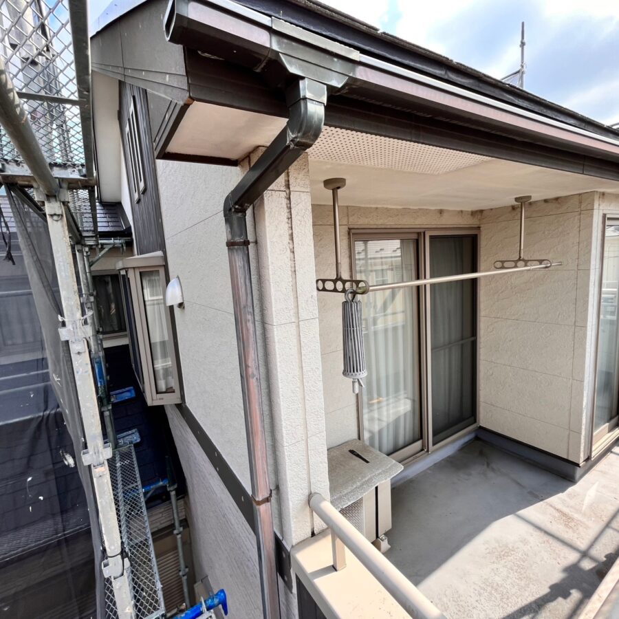 鶴ヶ島市　O様邸　外壁塗装工事・コーキング打替工事。塗り替え前