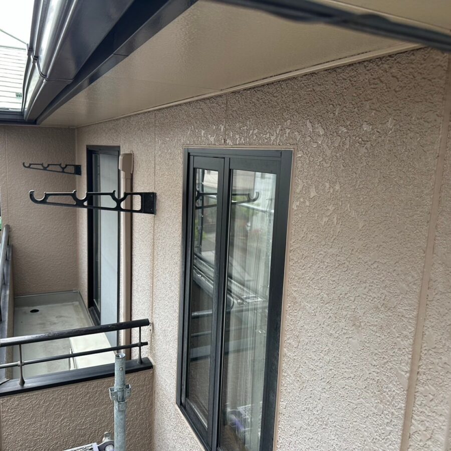 川越市 屋根外壁塗装工事。塗り替え前