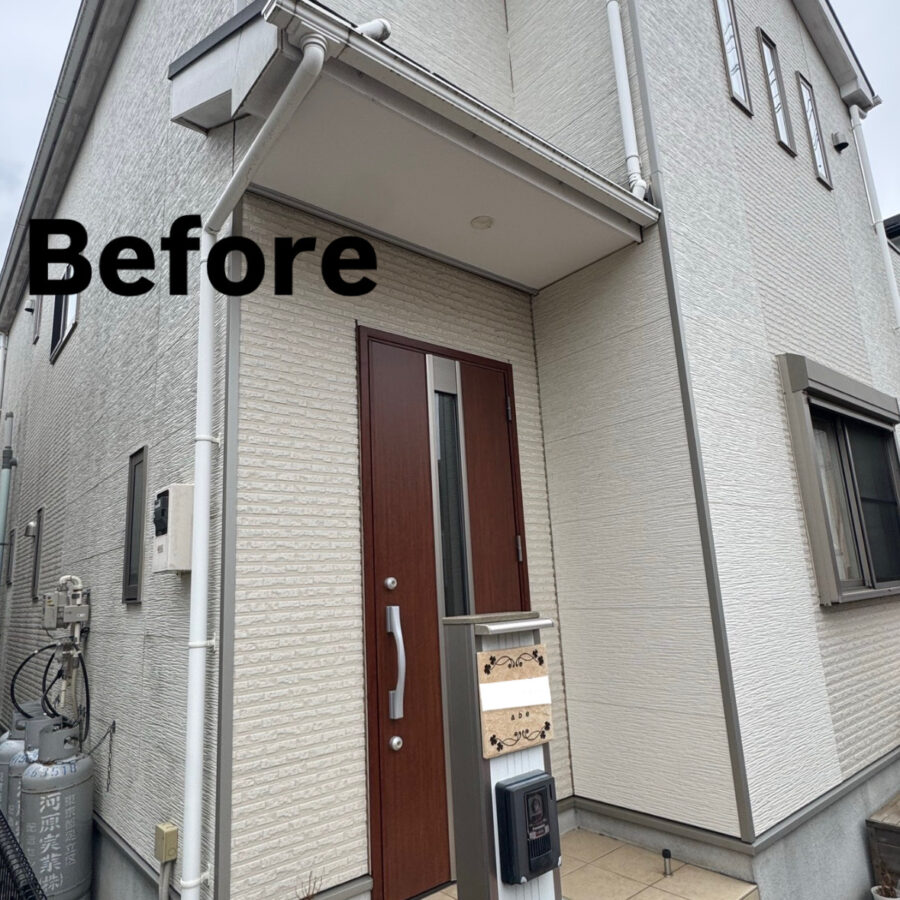 狭山市｜屋根・外壁塗装工事。塗り替え前