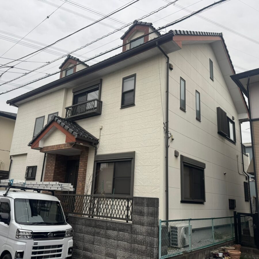 坂戸市｜外壁・ベランダ防水のトータルリフォーム！一級塗装技能士が選ぶ「適材適所」の高耐久仕様✨。塗り替え前